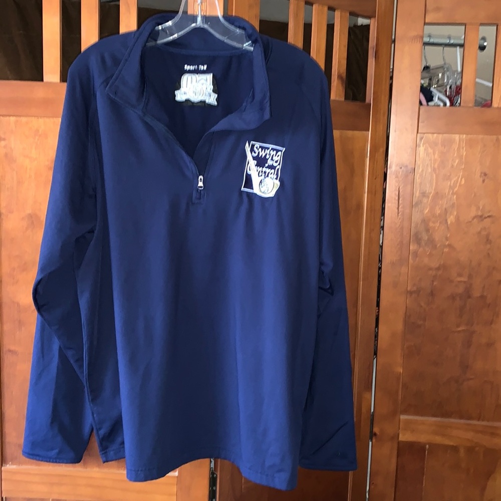 CC West Company 50th Anniversary Zip Placket Nice Weight Long Sleeve Polo